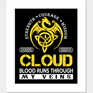 CLOUD Posters and Art